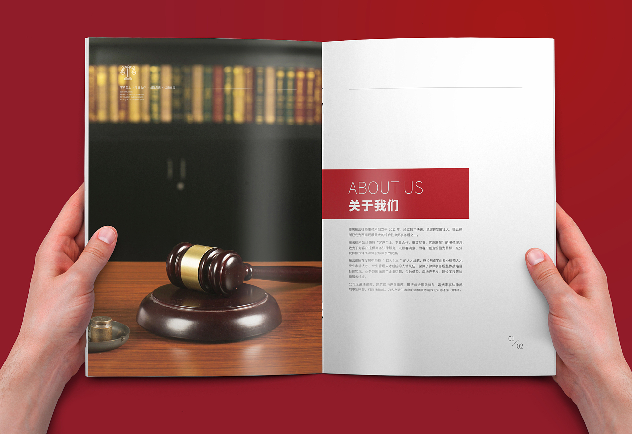 律師事務所畫冊設計_蘇州道金宣傳冊設計